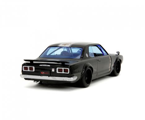 Металева машинка 1:24 Tokyo Revengers 1971 Nissan Skyline GT-R з фігуркою Mikey Jada Toys 253255064