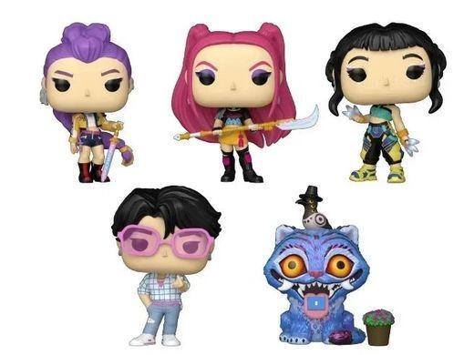 Вінілова фігурка Тигр із Сорокою та квітка (GW) (#2260) KPop Demon Hunters Derpy with Sussie Funko Pop! 94693