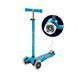 Детский трехколесный самокат (до 50 кг) Maxi Micro Deluxe LED Aqua MMD078 аква