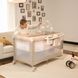 Детская кроватка-манеж с пеленатором Kinderkraft Leody Up Beige KCLEODUPBEG00AC
