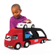 Великий автоевакуатор Wheelz з двома машинками Car Carrier Little Tikes 484964 червоний