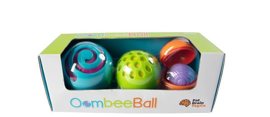 Сенсорна іграшка-сортер Омбі Сфери Fat Brain Toys Oombee Ball F230ML