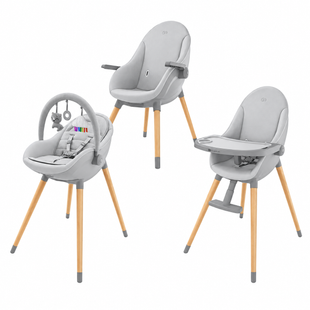 Стульчик для кормления 3в1 Kinderkraft Fini Up Grey KHFINIUPGRY0000