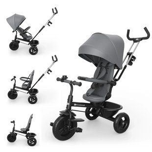 Трехколесный велосипед Aston 2 Plus Kinderkraft Grey KRASTO02GRYPL00