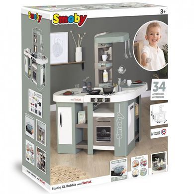 Велика дитяча інтерактивна кухня-студія Studio XL Bubble mini Tefal Smoby 311053 з ефектом кипіння