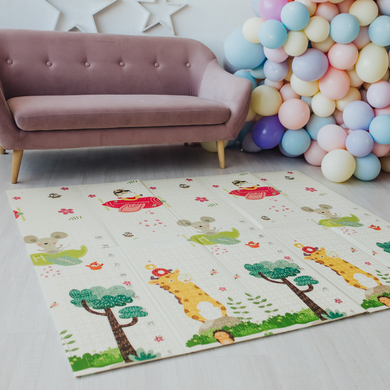 Дитячій складний, двосторонній термокилимок (150х180 см) Poppet PP005-150