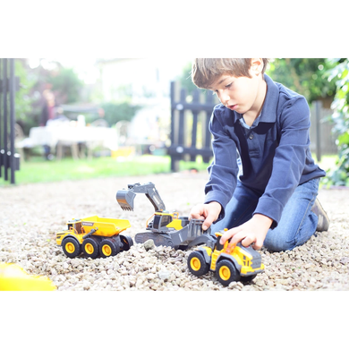 Гусеничний екскаватор Вольво (23 см.) Volvo Tracked Excavator Dickie Toys 3723008 звук та світло