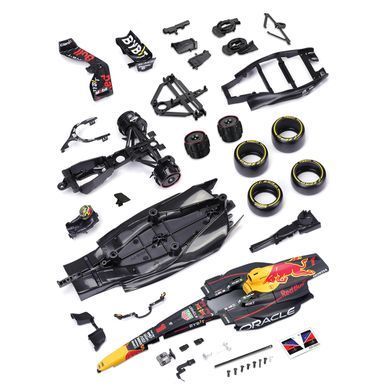 Металева машинка авто-конструктор metal kits Oracle Red Bull Racing RB19 (1:24) Bburago 18-28507 в асортименті