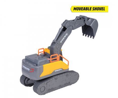 Гусеничний екскаватор Вольво (23 см.) Volvo Tracked Excavator Dickie Toys 3723008 звук та світло
