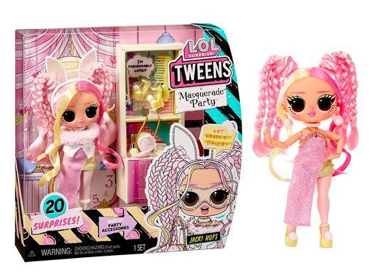 Уценка игровой набор с куклой L.O.L. Surprise Джекки Хопс серии Tweens Masquerade Party Jacki Hops MGA 584100