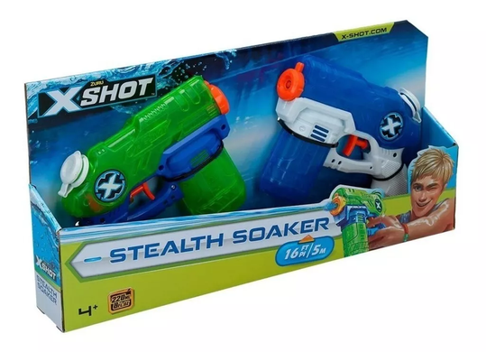 Набор водных бластеров Double Small Stealth Soaker X-Shot ZURU 01227R