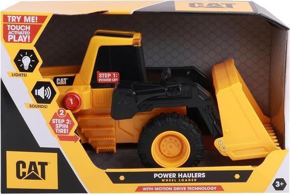 Уценка Колесный погрузчик со светом и звуком (30 см) Cat Power Haulers Wheel Loader Funrise 82267