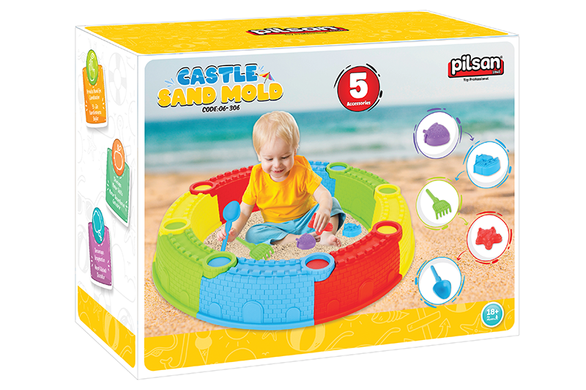 Складана модульна пісочниця Castle Sand Mold Pilsan 063060 від 1,5 років