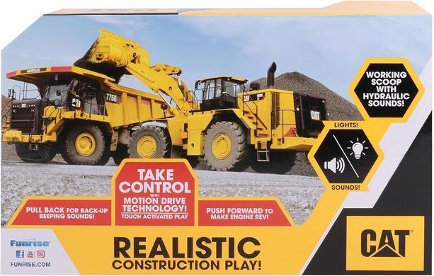 Уценка Колесный погрузчик со светом и звуком (30 см) Cat Power Haulers Wheel Loader Funrise 82267