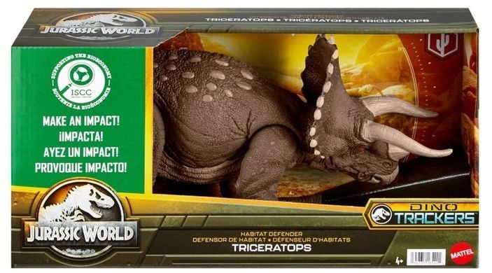 Інтерактивна іграшка Трицератопс Jurassic World Habitat Defender Triceratops Mattel HPP88