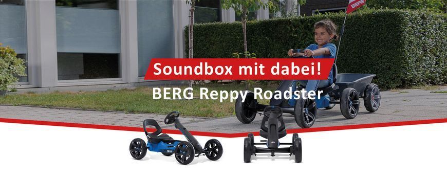Дитячий велокарт Berg Toys Reppy Roadster 24.60.04.00 з вбудованим Soundbox