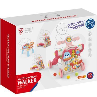 Ігровий розвиваючий столик- ходунки Ride On 4 в 1 Woopie 47580
