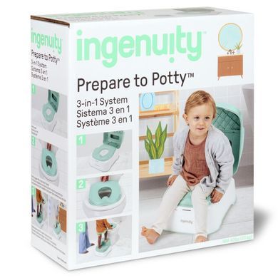 Горшок-подставка 3 в 1 Prepare to Potty Ingenuity 17143