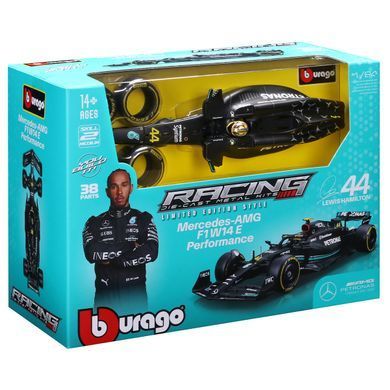 Металевий авто-конструктор metal kits Mercedes-AMG F1 W14 E Performance (1:24) Bburago 18-28510 в асортименті