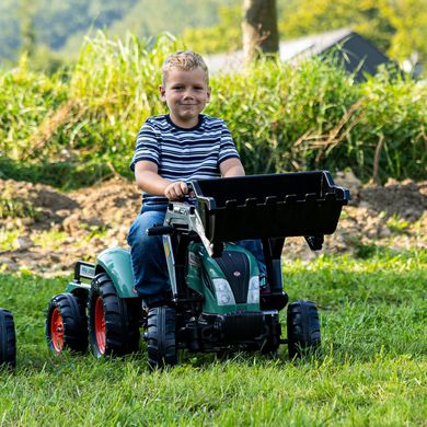 Педальний трактор з причепом і двома ковшами Farm Lander Backhoe Loader Falk 2054N