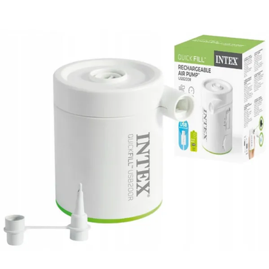 Портативний елетричний насос Quick-Fill USB Intex 66637 (200 л/хв)