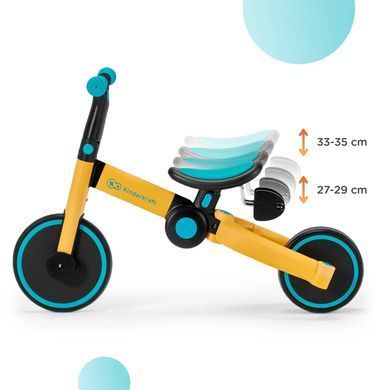 Складаний триколісний велосипед 3в1 4TRIKE Primrose Yellow KR4TRI00YEL0000