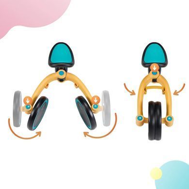 Складаний триколісний велосипед 3в1 4TRIKE Primrose Yellow KR4TRI00YEL0000
