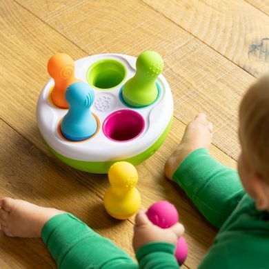 Сортер-балансир Fat Brain Toys Spinny Pins Неваляшки F248ML