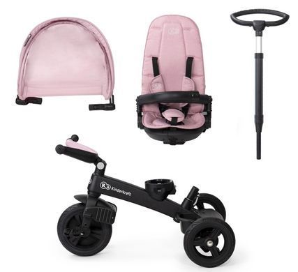 Дитячий триколісний велосипед 5в1 Easytwist Mauvelous Pink Kinderkraft KKRETWIPNK0000 рожевий