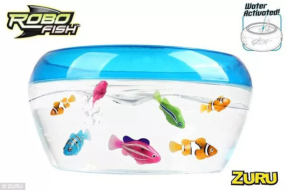 Интерактивный игровой набор Роборыбка в аквариуме Zuru Robo Fish 7126