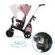 Дитячий триколісний велосипед 5в1 Easytwist Mauvelous Pink Kinderkraft KKRETWIPNK0000 рожевий