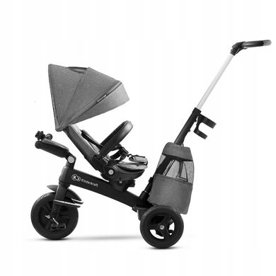 Дитячий триколісний велосипед Easytwist Platinum Grey Kinderkraft ETWIGRY