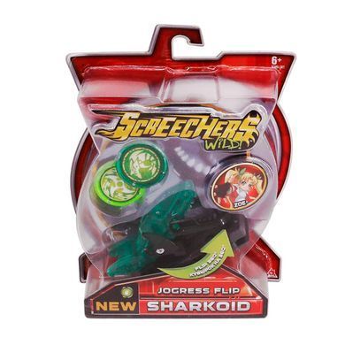 Машинка-трансформер Шаркоїд Дикі Скричери Screechers Wild Sharkoid S2 L1 EU684204