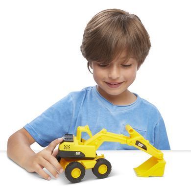 Іграшка екскаватор (17 см) міні-будівельна техніка CAT mini Crew excavator Funrise 82015F