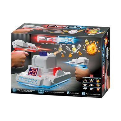 Уценка Проекционная аркадная игра с двумя бластерами Проектор ProjeX Animated Laser X NSI 52608