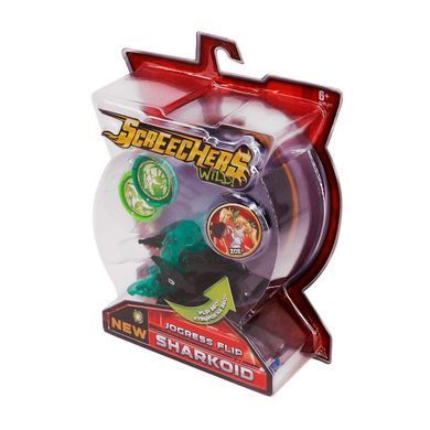 Машинка-трансформер Шаркоїд Дикі Скричери Screechers Wild Sharkoid S2 L1 EU684204