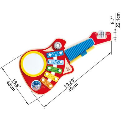 Детская деревянная гитара 6 в 1 Hape E0335 от 18 месяцев