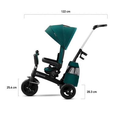 Дитячий триколісний велосипед Easytwist Platinum Grey Kinderkraft ETWIGRY