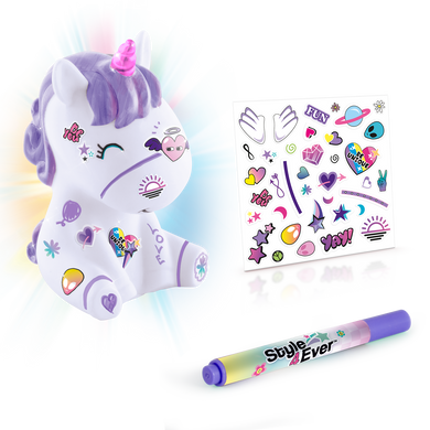 Набор для творчества Style 4 Ever Мой любимец Единорог S Mini Deco DIY Light Up Unicorn Canal Toys OFG267/2