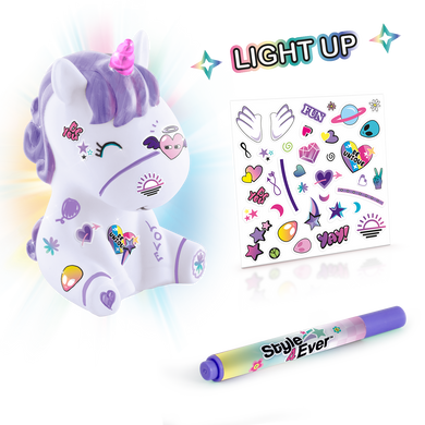 Набор для творчества Style 4 Ever Мой любимец Единорог S Mini Deco DIY Light Up Unicorn Canal Toys OFG267/2