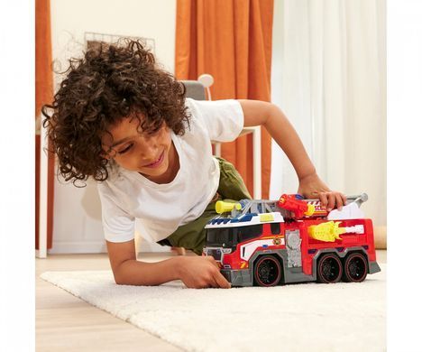Игрушка пожарная машина Борец с огнем (37,5 см) Dickie Toys 3307000 со звуком и светом
