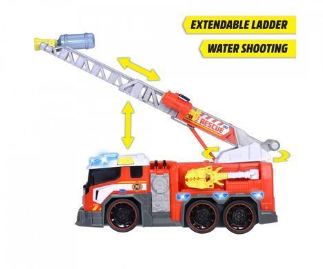 Игрушка пожарная машина Борец с огнем (37,5 см) Dickie Toys 3307000 со звуком и светом