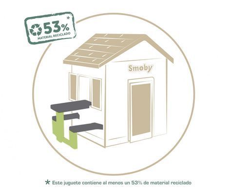 Стол для пикника со скамейками для игровых домиков Smoby Life Picnic Table 7600810927