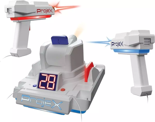 Уценка Проекционная аркадная игра с двумя бластерами Проектор ProjeX Animated Laser X NSI 52608