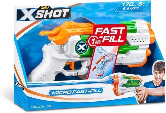 Водный бластер Micro Fast Fill X-Shot ZURU 56220R