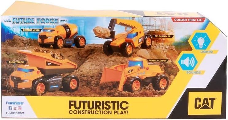 Телескопический погрузчик (28 см) Cat Future Force Telehandler Funrise 82380 со светом и звуком