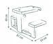 Стол для пикника со скамейками для игровых домиков Smoby Life Picnic Table 7600810927