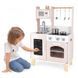 Дитяча дерев'яна кухня з посудом PolarB Viga Toys 44082 рожева