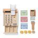 Деревянный Кассовый аппарат New Classic Toys 10651 с монетами и кредитной картой
