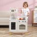 Дитяча дерев'яна кухня з посудом PolarB Viga Toys 44082 рожева